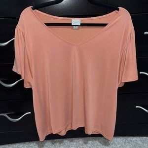 Coral/Peach Tee